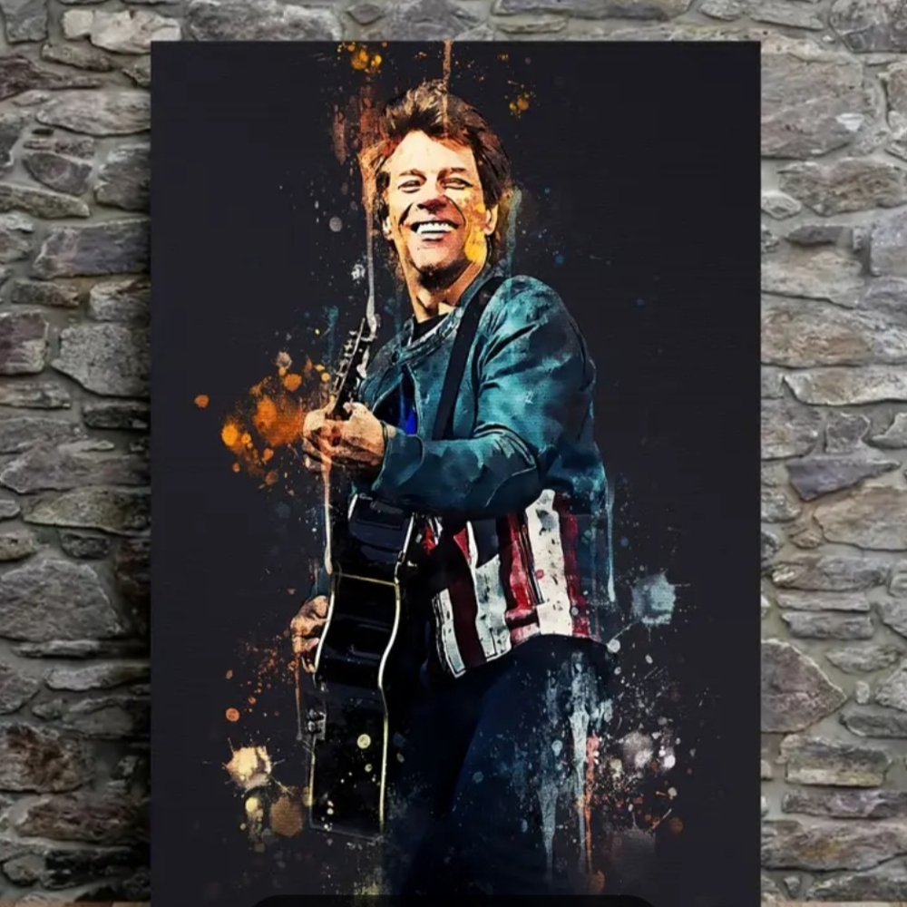 Jon Bon Jovi Canvas Art